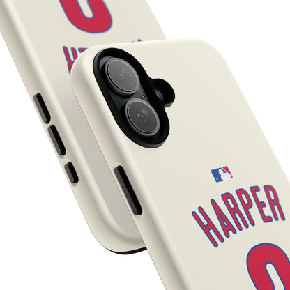 Bryce Harper PowerGrip – Dual-Layer Defense & Slim Fit | Compatible with iPhone 8 to 16 Pro Max & Samsung Galaxy S10 to S25 Ultra