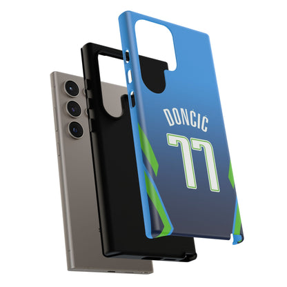 Luka Dončić Ice Vision Edition – Rugged Dual-Layer Build, Slim Fit | Compatible with iPhone 8–16 Pro Max & Samsung Galaxy S10–S25 Ultra