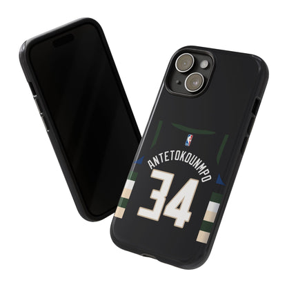 Giannis Antetokounmpo Force Drive Edition – Heavy-Duty ShockGuard Layers, Athletic Slim Fit | iPhone 8–16 Pro Max & Samsung S10–S25 Ultra Supported