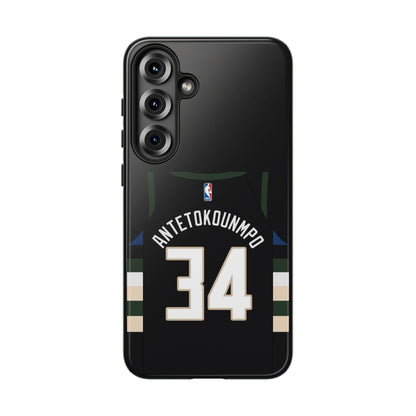 Giannis Antetokounmpo Force Drive Edition – Heavy-Duty ShockGuard Layers, Athletic Slim Fit | iPhone 8–16 Pro Max & Samsung S10–S25 Ultra Supported