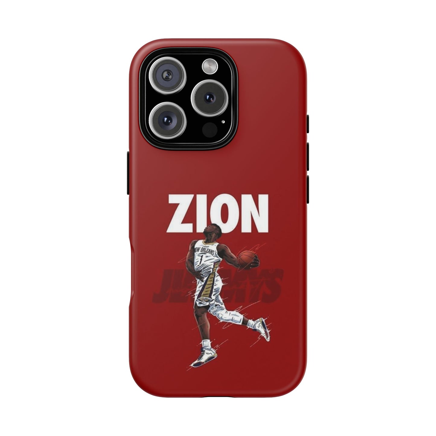 Zion Williamson Power Drive Edition – Rugged Dual-Layer Armor & Slim Fit | Compatible with iPhone 8–16 Pro Max & Samsung S10–S25 Ultra