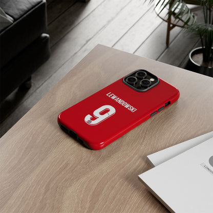 Robert Lewandowski Precision Guard – Dual-Layer Protection & Sleek Design | Compatible with iPhone 8 to 16 Pro Max & Samsung Galaxy S10 to S25 Ultra