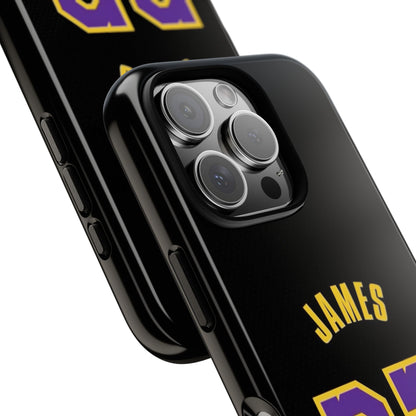 LeBron James King’s Guard Edition – MaxProtect Hybrid Shell, Athletic Profile | iPhone 8–16 Pro Max & Samsung S10–S25 Ultra Compatible
