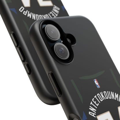 Giannis Antetokounmpo Force Drive Edition – Heavy-Duty ShockGuard Layers, Athletic Slim Fit | iPhone 8–16 Pro Max & Samsung S10–S25 Ultra Supported
