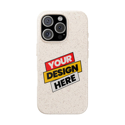 Eco-Friendly Phone Case, Biodegradable Phone Cover, Sustainable Accessory, Customizable iPhone Case, Green Gift Idea, Environmentally