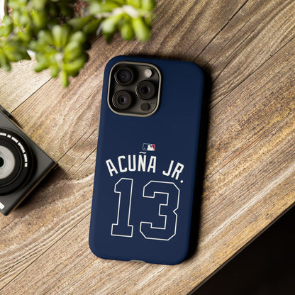 Ronald Acuña Jr. Power Play Phone Case – Bold Style, Braves Energy & MVP Swagger