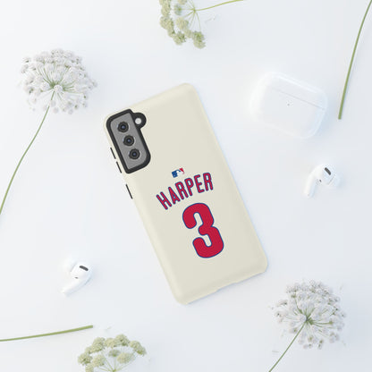 Bryce Harper PowerGrip – Dual-Layer Defense & Slim Fit | Compatible with iPhone 8 to 16 Pro Max & Samsung Galaxy S10 to S25 Ultra