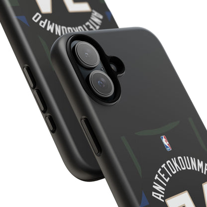 Giannis Antetokounmpo Force Drive Edition – Heavy-Duty ShockGuard Layers, Athletic Slim Fit | iPhone 8–16 Pro Max & Samsung S10–S25 Ultra Supported
