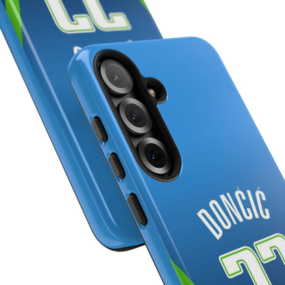 Luka Dončić Ice Vision Edition – Rugged Dual-Layer Build, Slim Fit | Compatible with iPhone 8–16 Pro Max & Samsung Galaxy S10–S25 Ultra