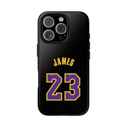 LeBron James King’s Guard Edition – MaxProtect Hybrid Shell, Athletic Profile | iPhone 8–16 Pro Max & Samsung S10–S25 Ultra Compatible