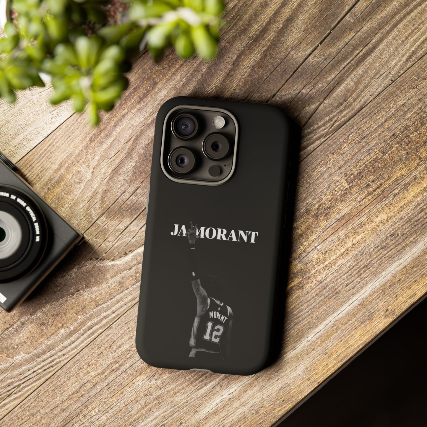 Ja Morant Explosive Drive Series – Shock-Absorbing Dual-Layer Case | Compatible with iPhone 8–16 Pro Max & Samsung Galaxy S10–S25 Ultra