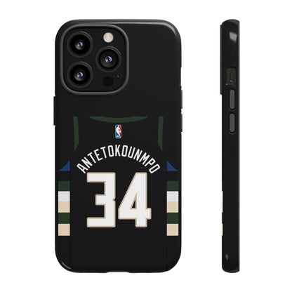 Giannis Antetokounmpo Force Drive Edition – Heavy-Duty ShockGuard Layers, Athletic Slim Fit | iPhone 8–16 Pro Max & Samsung S10–S25 Ultra Supported