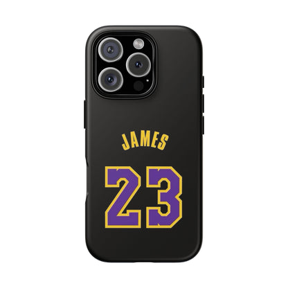 LeBron James King’s Guard Edition – MaxProtect Hybrid Shell, Athletic Profile | iPhone 8–16 Pro Max & Samsung S10–S25 Ultra Compatible