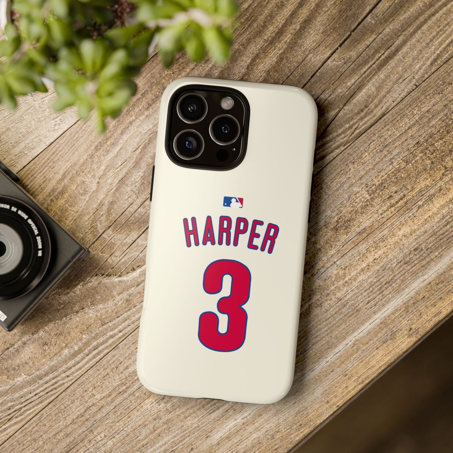 Bryce Harper PowerGrip – Dual-Layer Defense & Slim Fit | Compatible with iPhone 8 to 16 Pro Max & Samsung Galaxy S10 to S25 Ultra