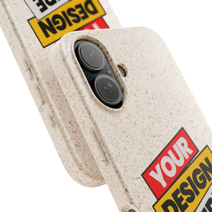 Eco-Friendly Phone Case, Biodegradable Phone Cover, Sustainable Accessory, Customizable iPhone Case, Green Gift Idea, Environmentally