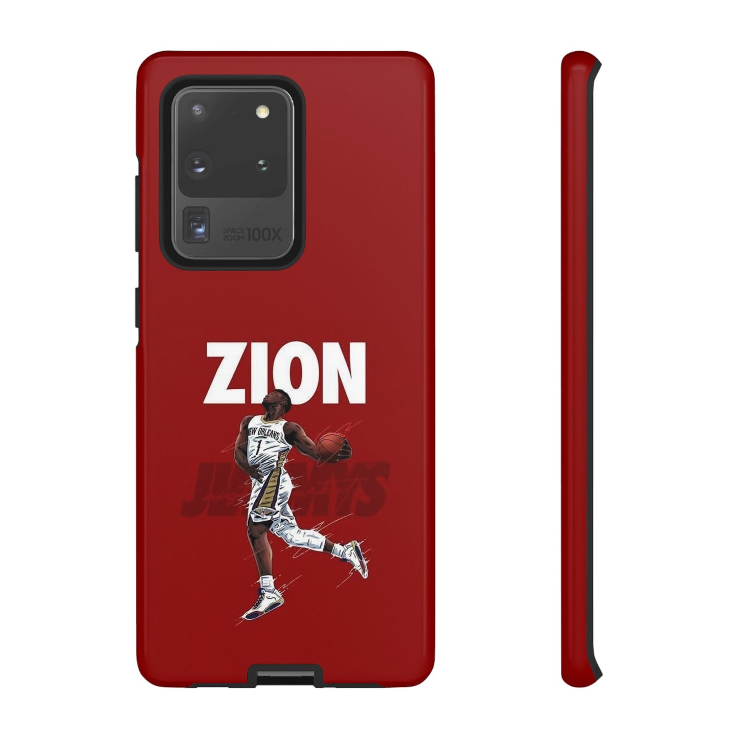Zion Williamson Power Drive Edition – Rugged Dual-Layer Armor & Slim Fit | Compatible with iPhone 8–16 Pro Max & Samsung S10–S25 Ultra