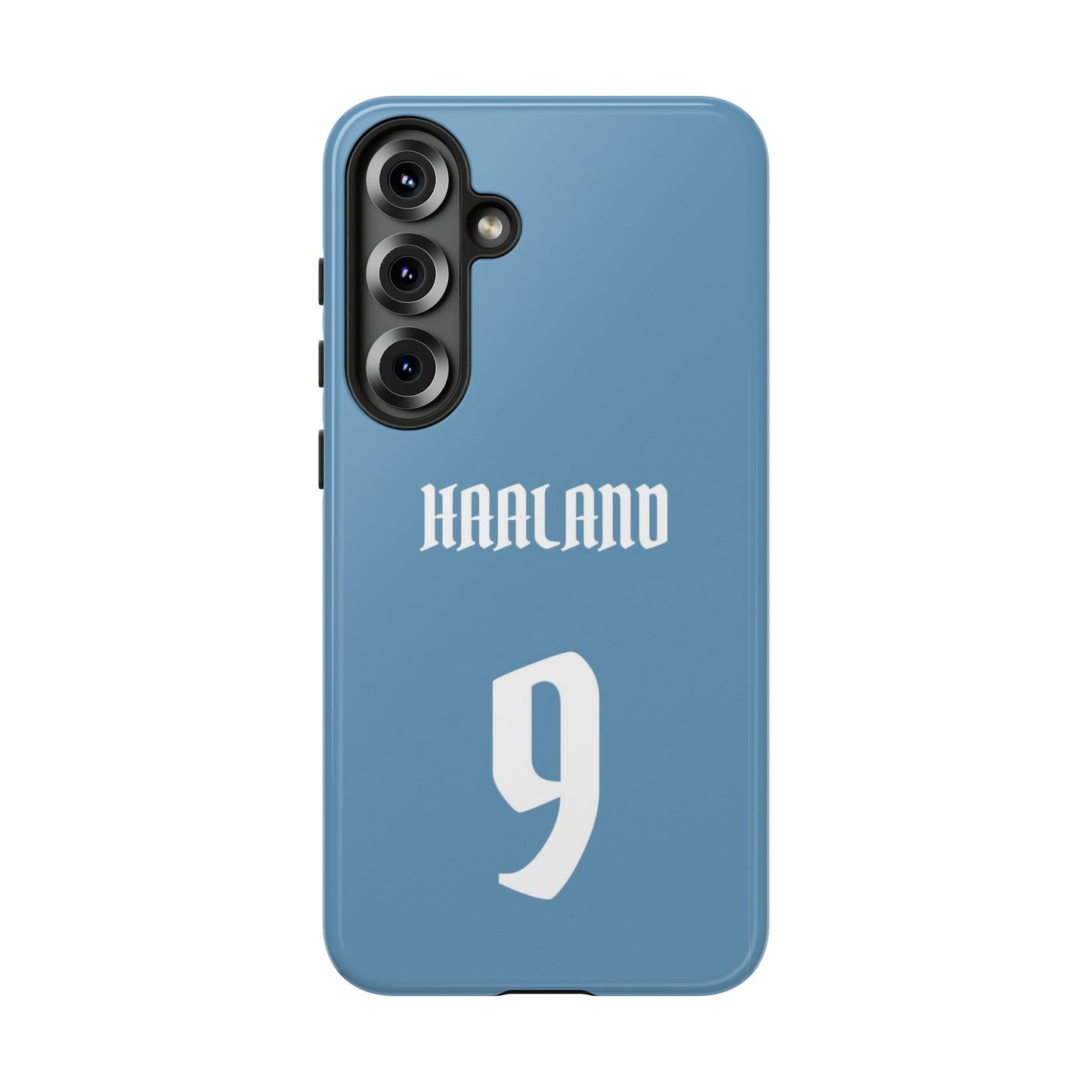 Erling Haaland PowerStrike – Rugged Dual-Layer Protection & Slim Profile | Compatible with iPhone 8 to 16 Pro Max & Samsung Galaxy S10 to S25 Ultra