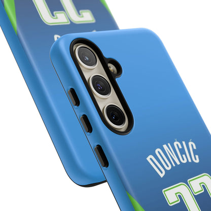 Luka Dončić Ice Vision Edition – Rugged Dual-Layer Build, Slim Fit | Compatible with iPhone 8–16 Pro Max & Samsung Galaxy S10–S25 Ultra