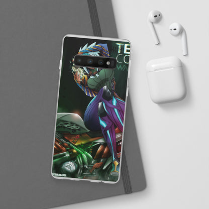 Anime-Inspired Phone Case - Flexi Cases, Custom Phone Cover, Gift for Her, Birthday Present, Unique Cell Phone Accessories