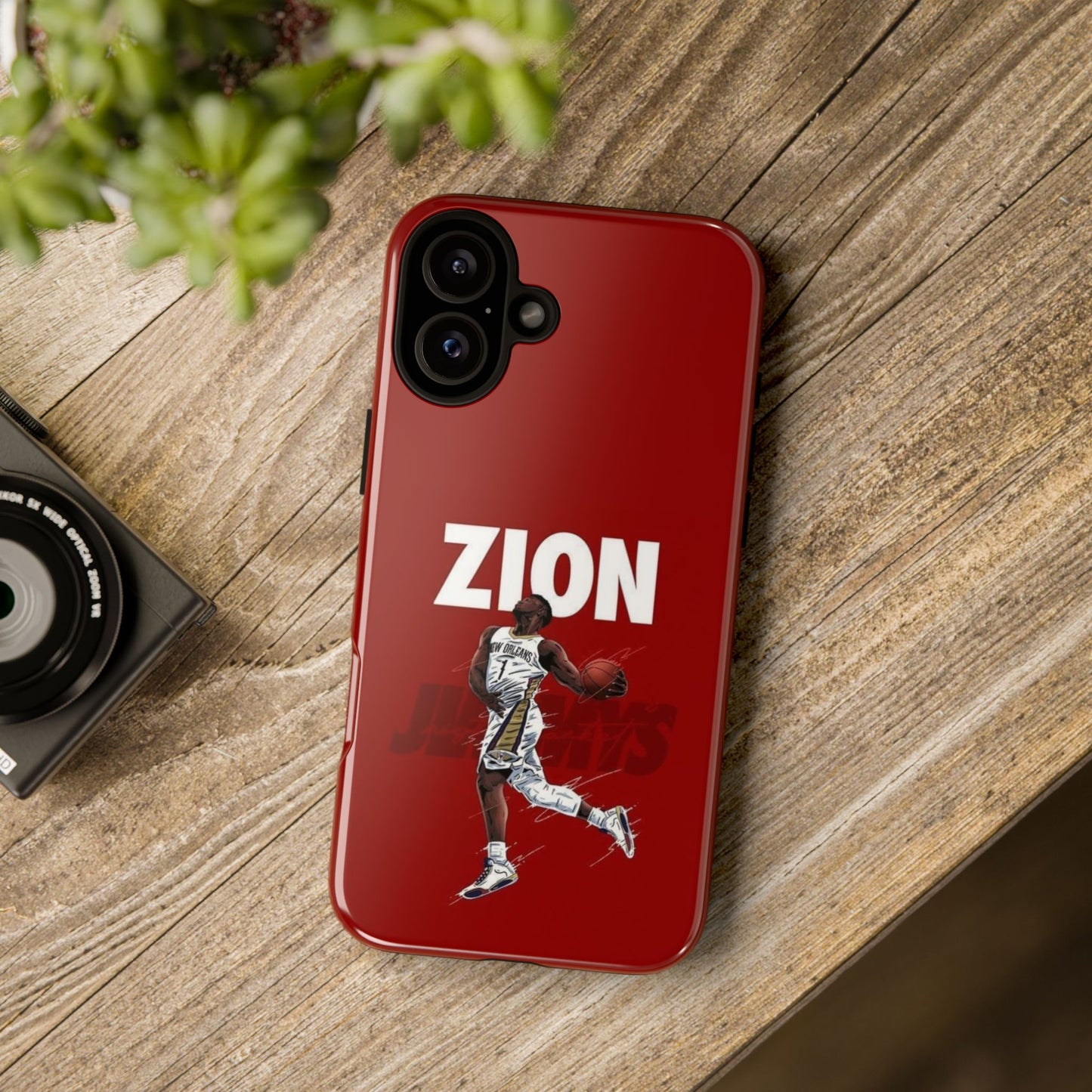 Zion Williamson Power Drive Edition – Rugged Dual-Layer Armor & Slim Fit | Compatible with iPhone 8–16 Pro Max & Samsung S10–S25 Ultra