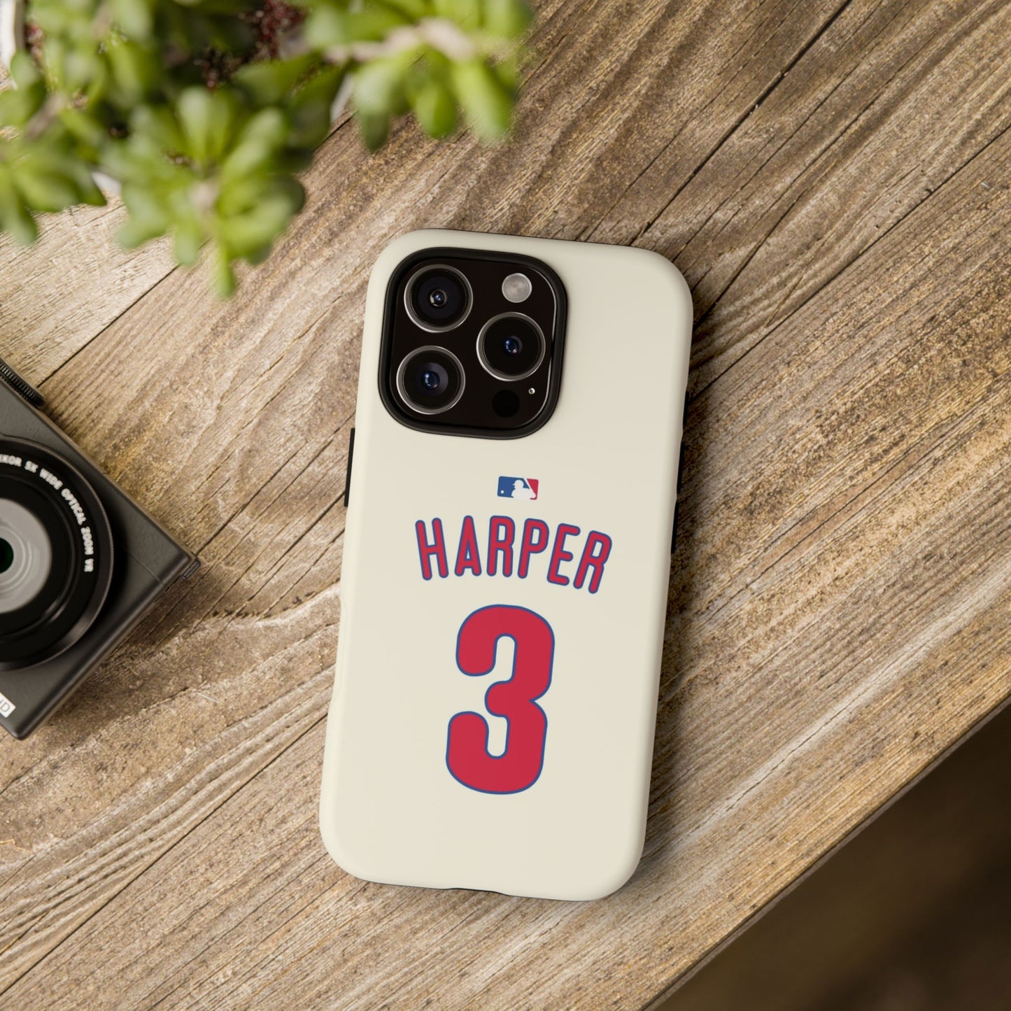 Bryce Harper PowerGrip – Dual-Layer Defense & Slim Fit | Compatible with iPhone 8 to 16 Pro Max & Samsung Galaxy S10 to S25 Ultra