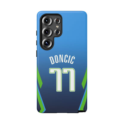 Luka Dončić Ice Vision Edition – Rugged Dual-Layer Build, Slim Fit | Compatible with iPhone 8–16 Pro Max & Samsung Galaxy S10–S25 Ultra