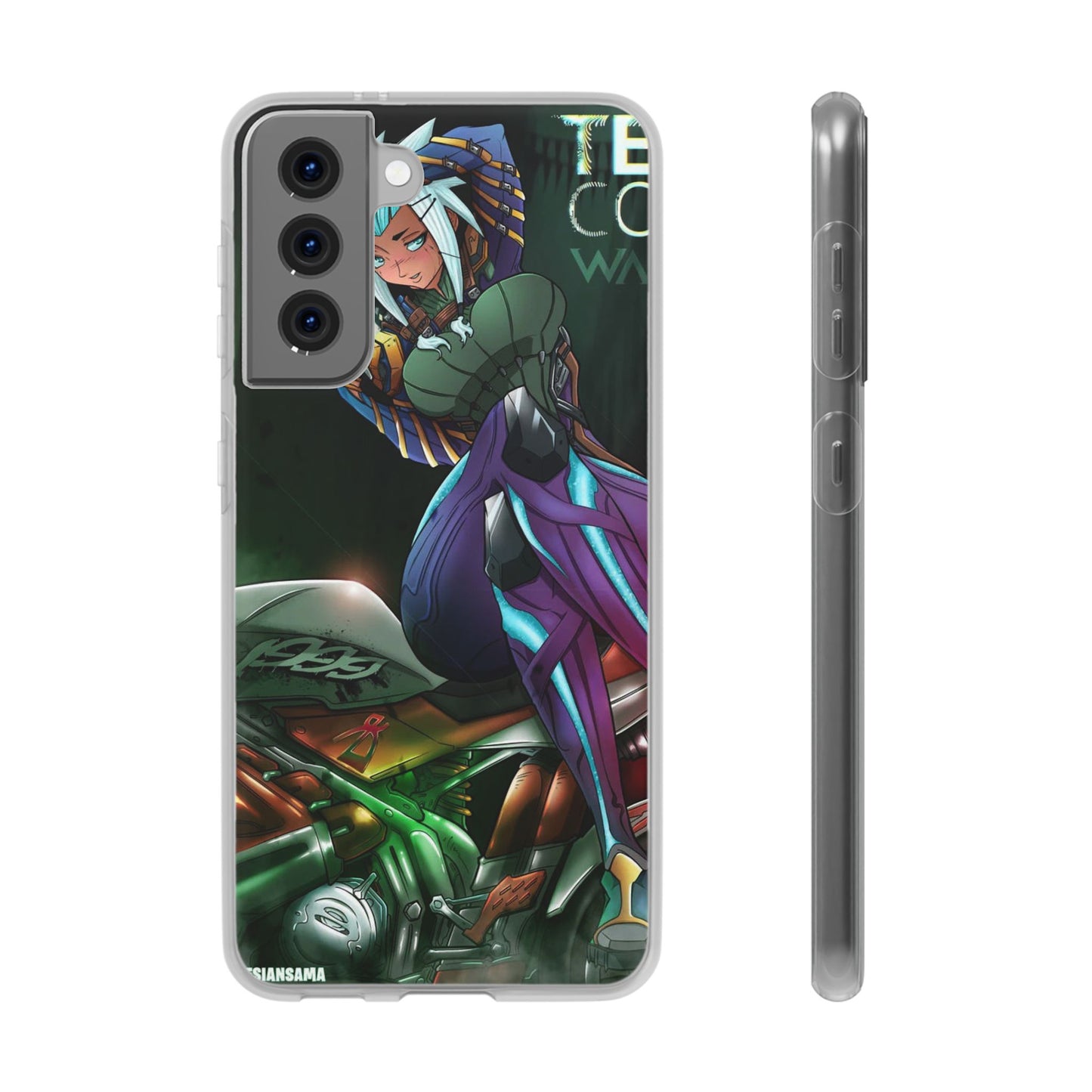 Anime-Inspired Phone Case - Flexi Cases, Custom Phone Cover, Gift for Her, Birthday Present, Unique Cell Phone Accessories