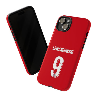 Robert Lewandowski Precision Guard – Dual-Layer Protection & Sleek Design | Compatible with iPhone 8 to 16 Pro Max & Samsung Galaxy S10 to S25 Ultra