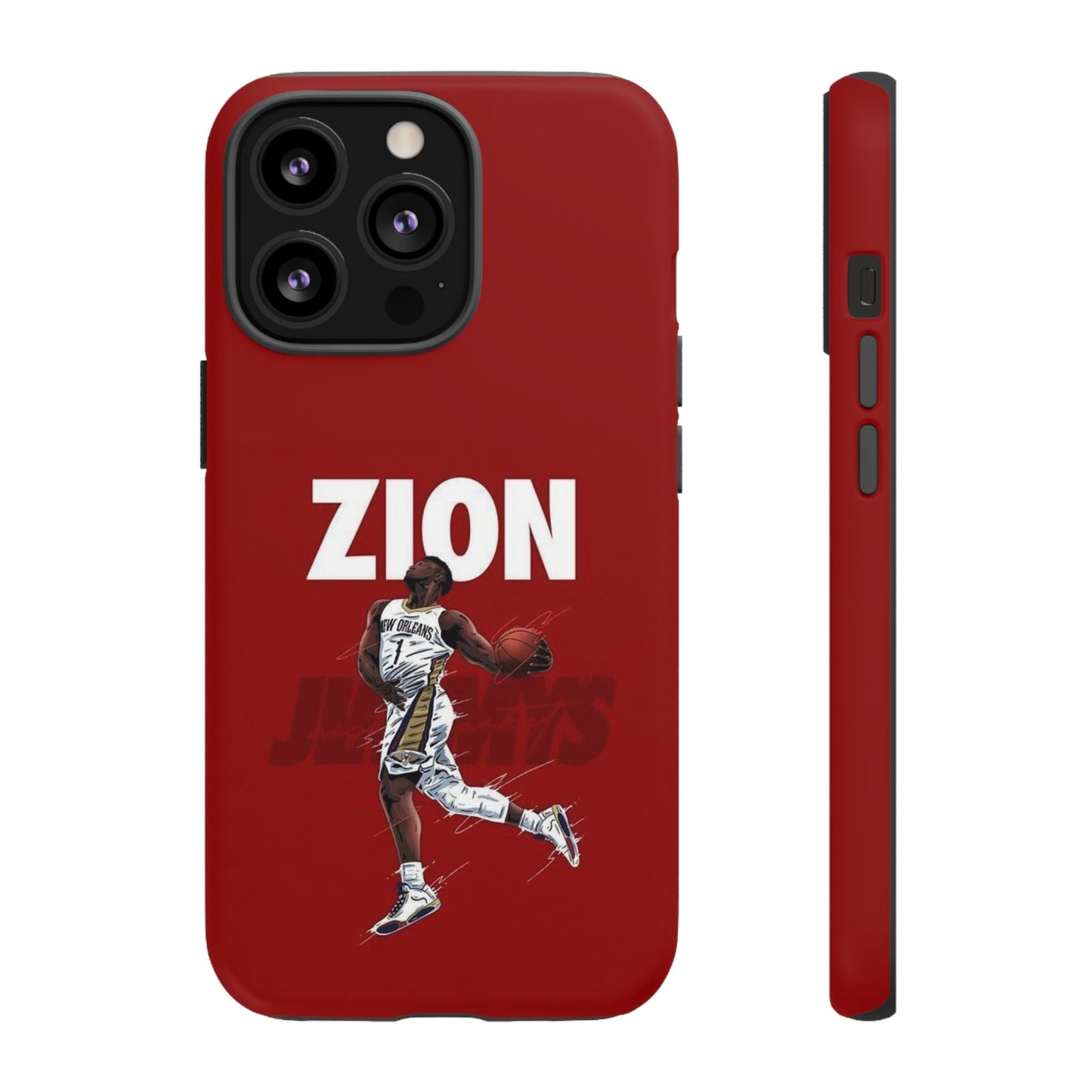 Zion Williamson Power Drive Edition – Rugged Dual-Layer Armor & Slim Fit | Compatible with iPhone 8–16 Pro Max & Samsung S10–S25 Ultra