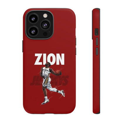Zion Williamson Power Drive Edition – Rugged Dual-Layer Armor & Slim Fit | Compatible with iPhone 8–16 Pro Max & Samsung S10–S25 Ultra