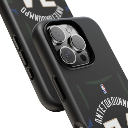 Giannis Antetokounmpo Force Drive Edition – Heavy-Duty ShockGuard Layers, Athletic Slim Fit | iPhone 8–16 Pro Max & Samsung S10–S25 Ultra Supported