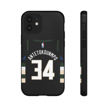 Giannis Antetokounmpo Force Drive Edition – Heavy-Duty ShockGuard Layers, Athletic Slim Fit | iPhone 8–16 Pro Max & Samsung S10–S25 Ultra Supported