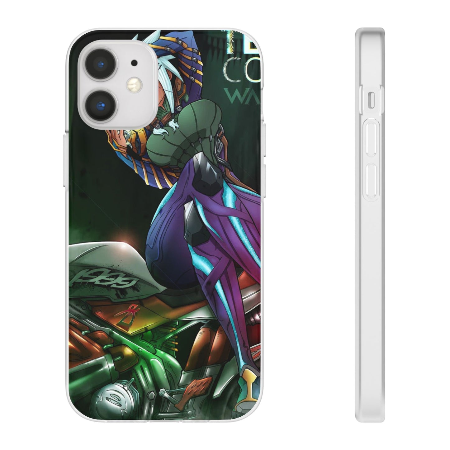 Anime-Inspired Phone Case - Flexi Cases, Custom Phone Cover, Gift for Her, Birthday Present, Unique Cell Phone Accessories