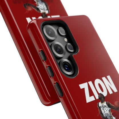 Zion Williamson Power Drive Edition – Rugged Dual-Layer Armor & Slim Fit | Compatible with iPhone 8–16 Pro Max & Samsung S10–S25 Ultra
