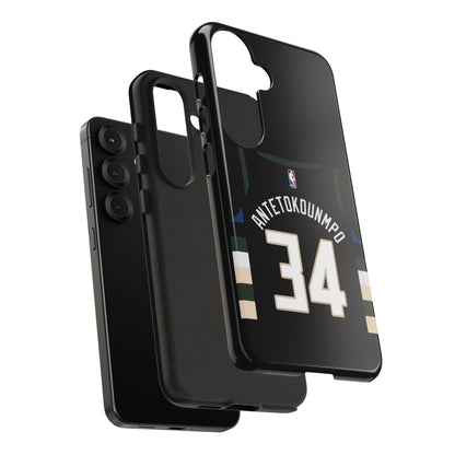 Giannis Antetokounmpo Force Drive Edition – Heavy-Duty ShockGuard Layers, Athletic Slim Fit | iPhone 8–16 Pro Max & Samsung S10–S25 Ultra Supported