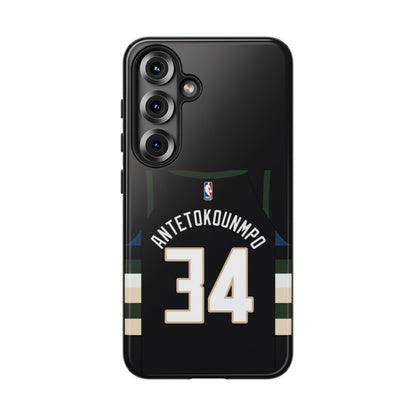 Giannis Antetokounmpo Force Drive Edition – Heavy-Duty ShockGuard Layers, Athletic Slim Fit | iPhone 8–16 Pro Max & Samsung S10–S25 Ultra Supported