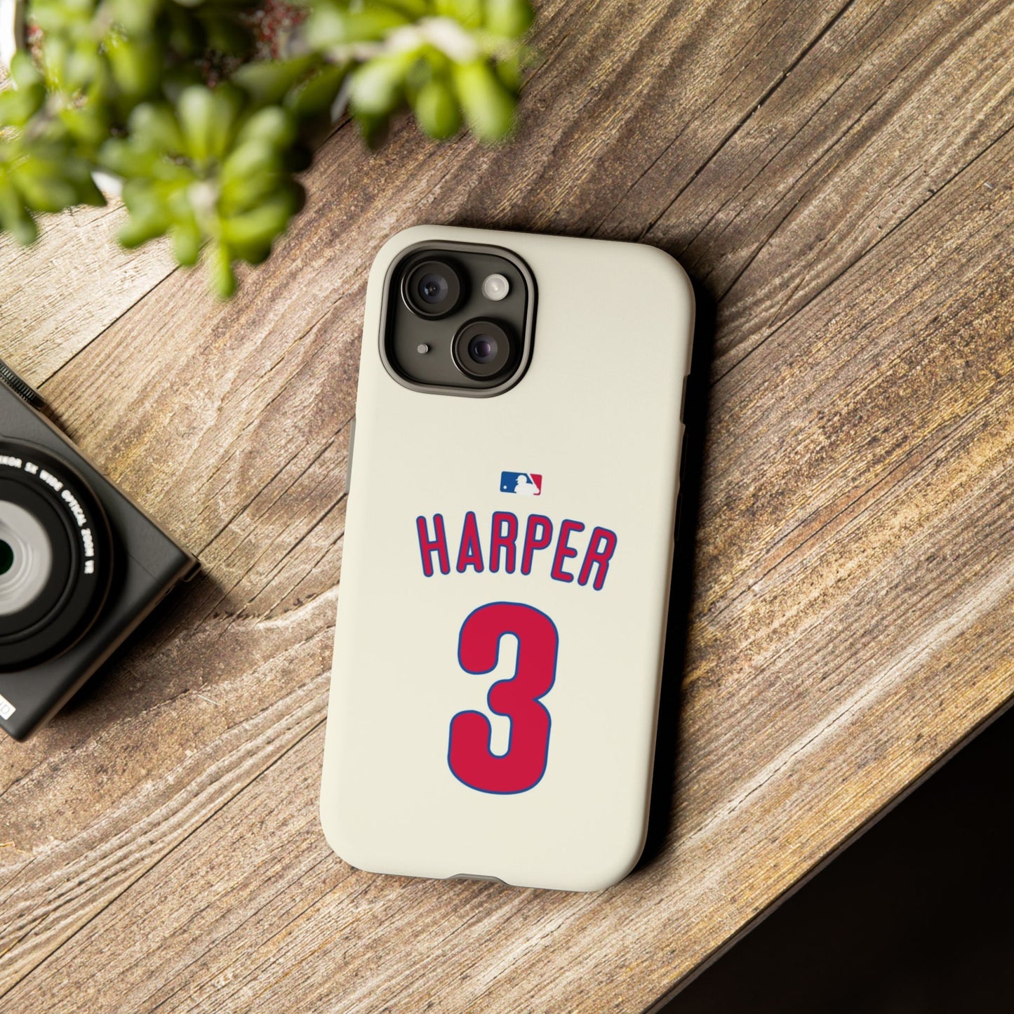 Bryce Harper PowerGrip – Dual-Layer Defense & Slim Fit | Compatible with iPhone 8 to 16 Pro Max & Samsung Galaxy S10 to S25 Ultra