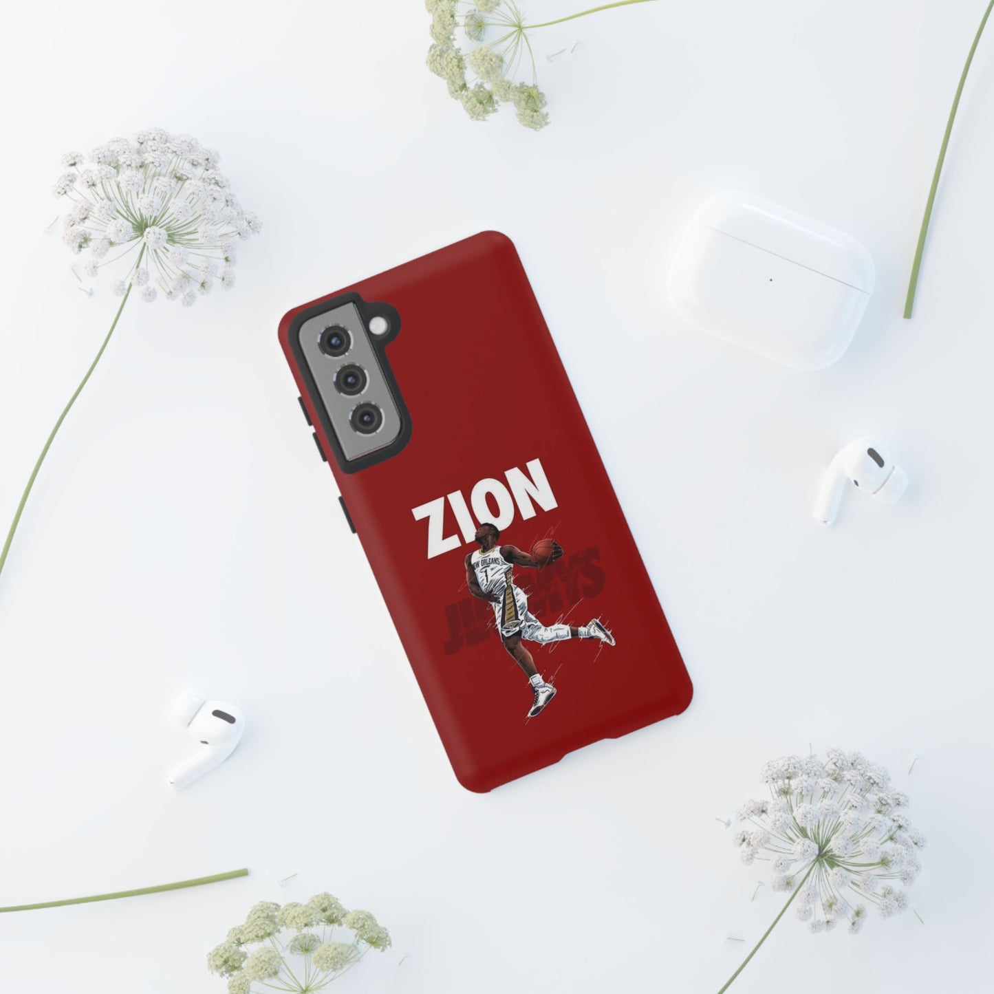 Zion Williamson Power Drive Edition – Rugged Dual-Layer Armor & Slim Fit | Compatible with iPhone 8–16 Pro Max & Samsung S10–S25 Ultra