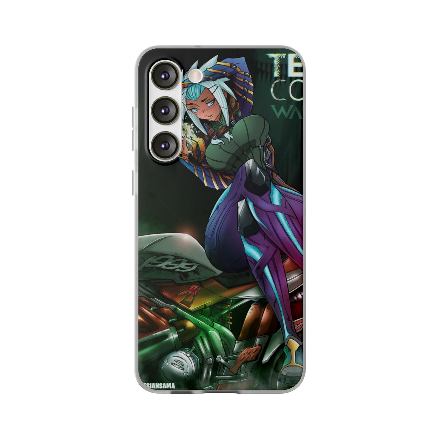 Anime-Inspired Phone Case - Flexi Cases, Custom Phone Cover, Gift for Her, Birthday Present, Unique Cell Phone Accessories