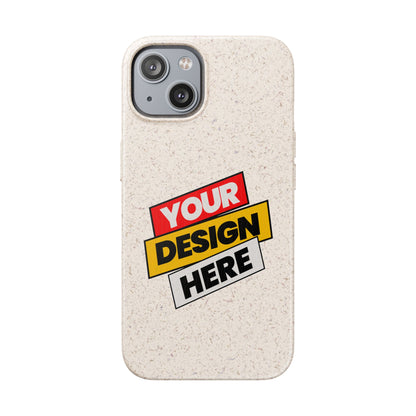 Eco-Friendly Phone Case, Biodegradable Phone Cover, Sustainable Accessory, Customizable iPhone Case, Green Gift Idea, Environmentally