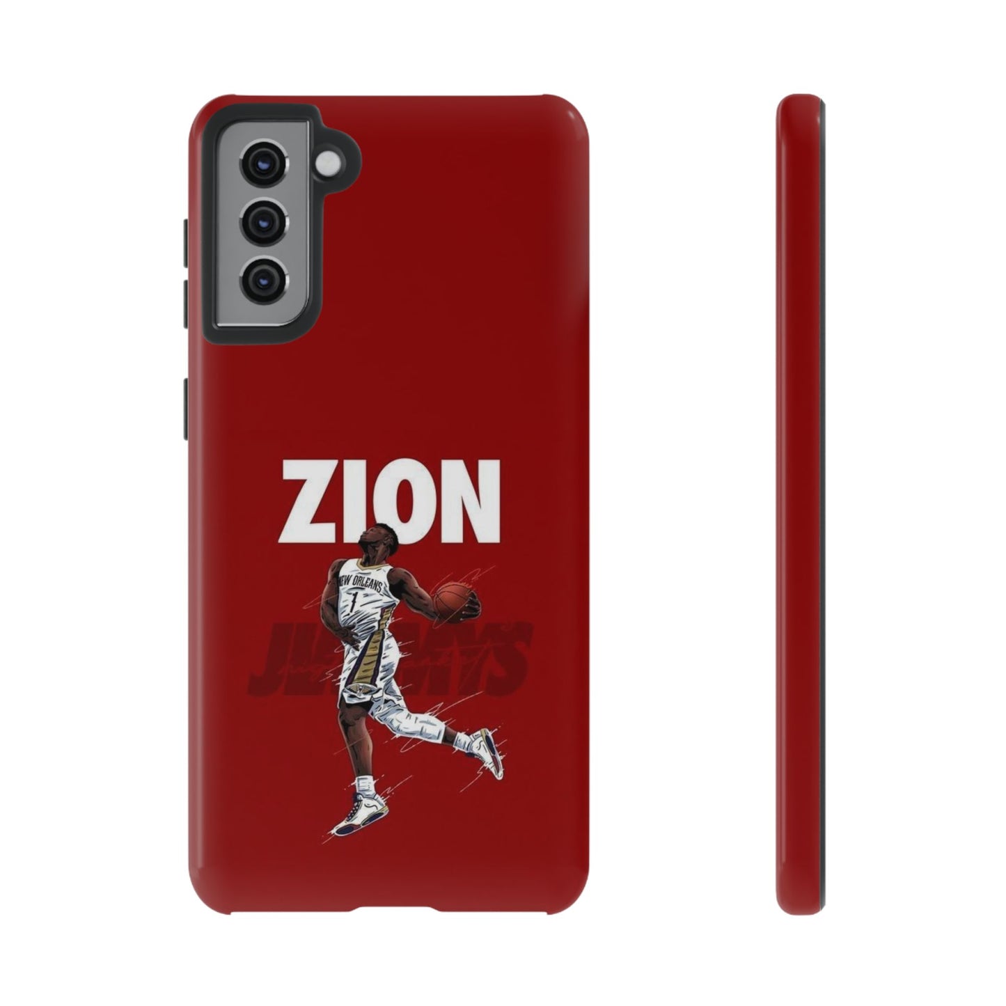 Zion Williamson Power Drive Edition – Rugged Dual-Layer Armor & Slim Fit | Compatible with iPhone 8–16 Pro Max & Samsung S10–S25 Ultra