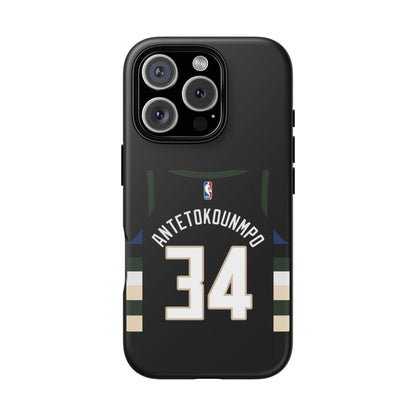Giannis Antetokounmpo Force Drive Edition – Heavy-Duty ShockGuard Layers, Athletic Slim Fit | iPhone 8–16 Pro Max & Samsung S10–S25 Ultra Supported