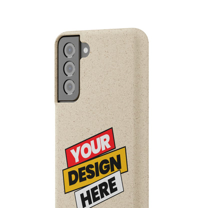 Eco-Friendly Phone Case, Biodegradable Phone Cover, Sustainable Accessory, Customizable iPhone Case, Green Gift Idea, Environmentally