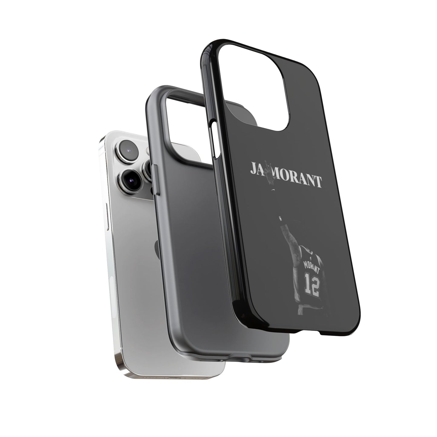 Ja Morant Explosive Drive Series – Shock-Absorbing Dual-Layer Case | Compatible with iPhone 8–16 Pro Max & Samsung Galaxy S10–S25 Ultra