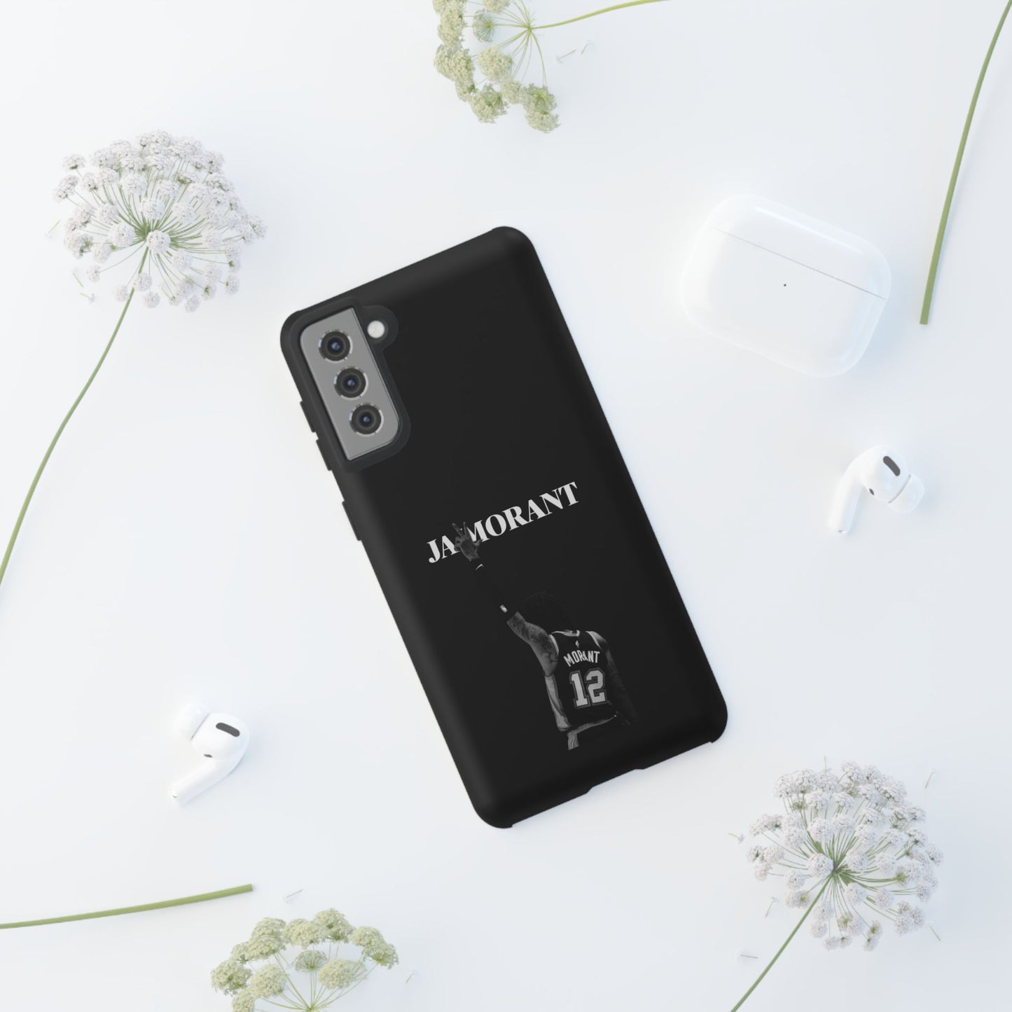 Ja Morant Explosive Drive Series – Shock-Absorbing Dual-Layer Case | Compatible with iPhone 8–16 Pro Max & Samsung Galaxy S10–S25 Ultra