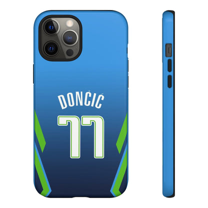 Luka Dončić Ice Vision Edition – Rugged Dual-Layer Build, Slim Fit | Compatible with iPhone 8–16 Pro Max & Samsung Galaxy S10–S25 Ultra