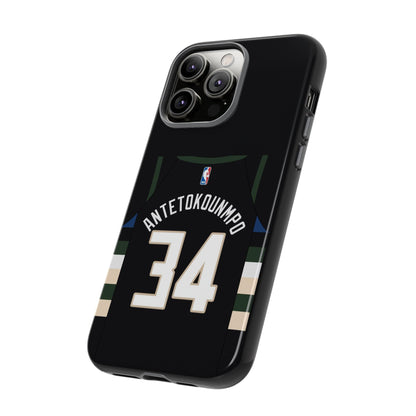 Giannis Antetokounmpo Force Drive Edition – Heavy-Duty ShockGuard Layers, Athletic Slim Fit | iPhone 8–16 Pro Max & Samsung S10–S25 Ultra Supported