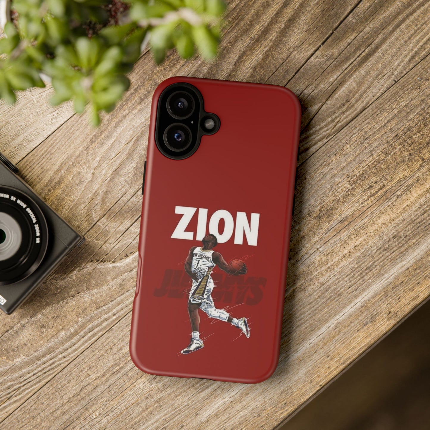 Zion Williamson Power Drive Edition – Rugged Dual-Layer Armor & Slim Fit | Compatible with iPhone 8–16 Pro Max & Samsung S10–S25 Ultra