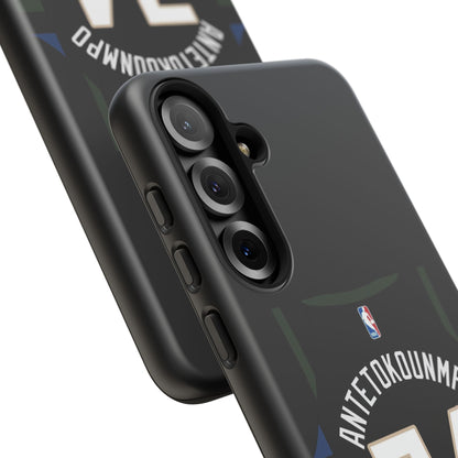 Giannis Antetokounmpo Force Drive Edition – Heavy-Duty ShockGuard Layers, Athletic Slim Fit | iPhone 8–16 Pro Max & Samsung S10–S25 Ultra Supported