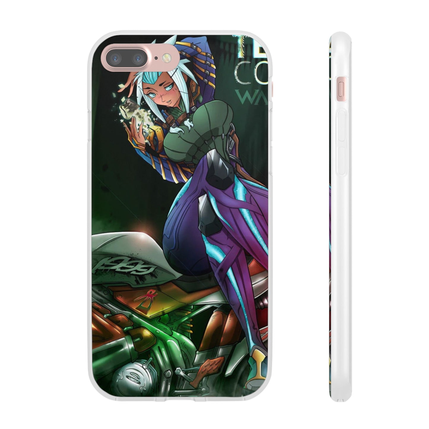 Anime-Inspired Phone Case - Flexi Cases, Custom Phone Cover, Gift for Her, Birthday Present, Unique Cell Phone Accessories